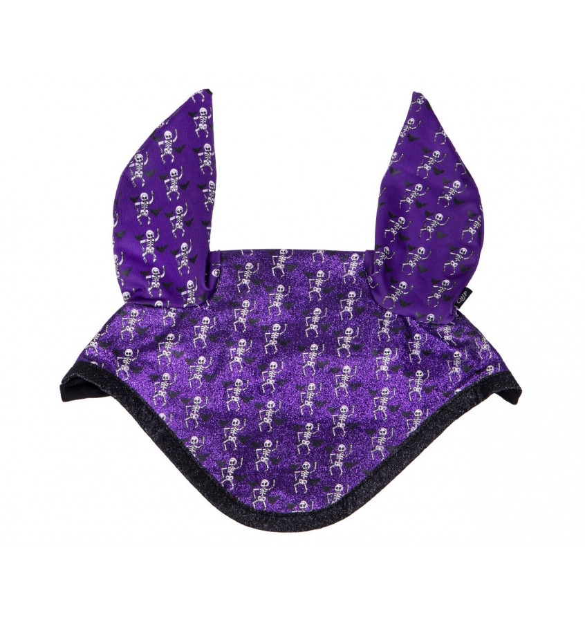 Nauszniki dla konia Halloween bat full