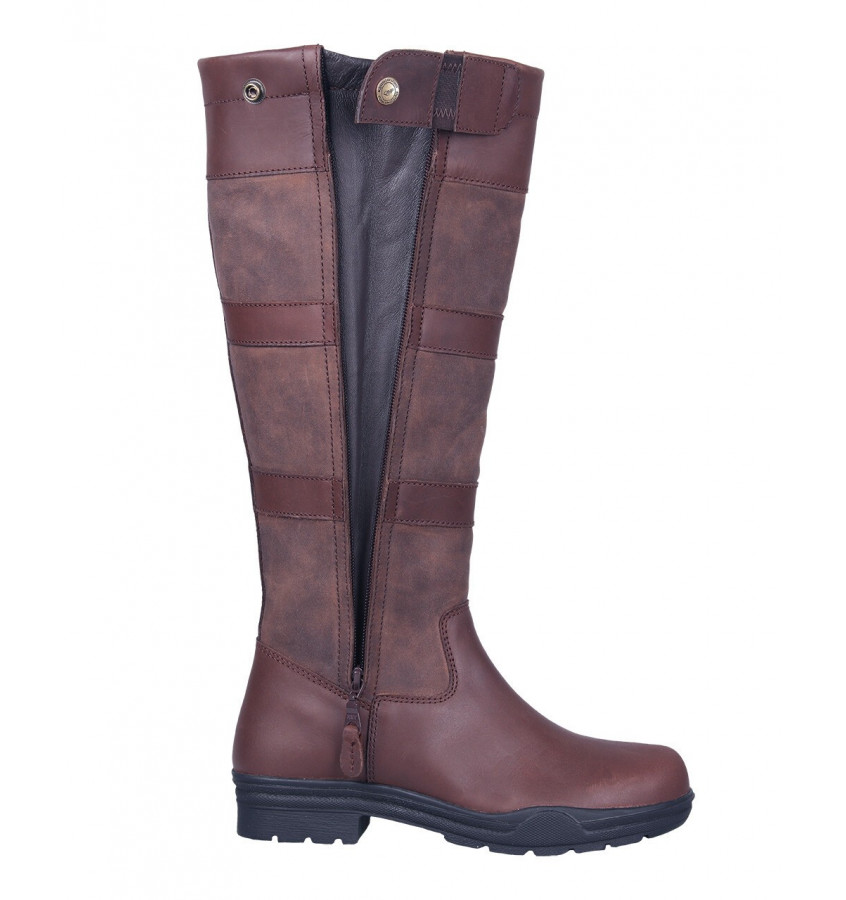 Wodoodporne buty skórzane zimowe Daan brąz 36