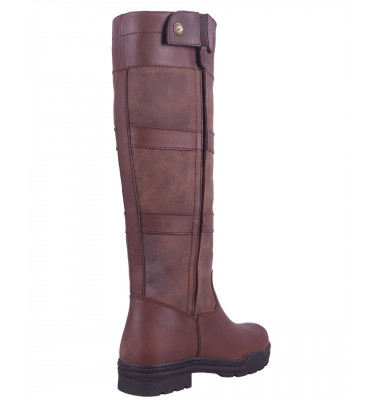 Wodoodporne buty skórzane zimowe Daan brąz 36