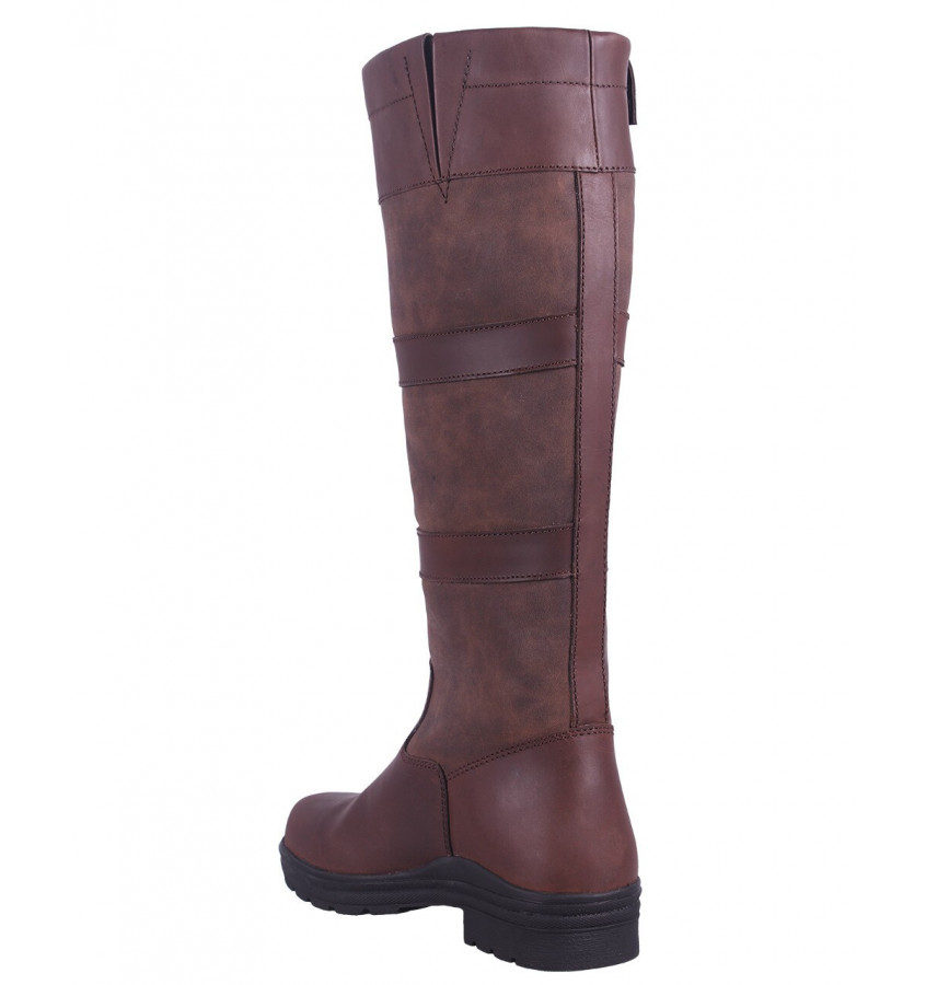 Wodoodporne buty skórzane zimowe Daan brąz 36