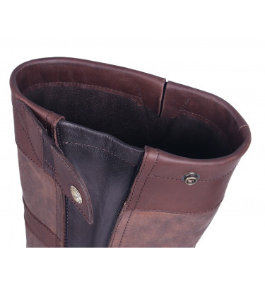 Wodoodporne buty skórzane zimowe Daan brąz 36