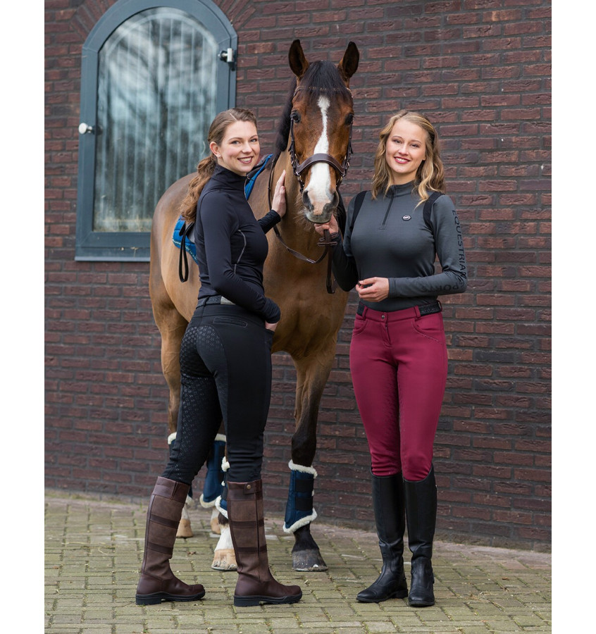 Wodoodporne buty skórzane zimowe Daan brąz 36