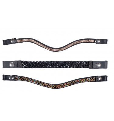 Naczółek dla Hobby horse zestaw 3 sztuk ciemny róż