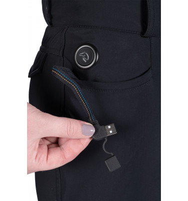 Bryczesy grzejące Keep Warm czarne 34