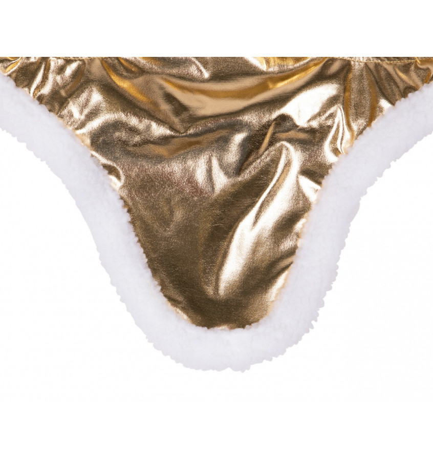 Nauszniki świąteczne złoty full