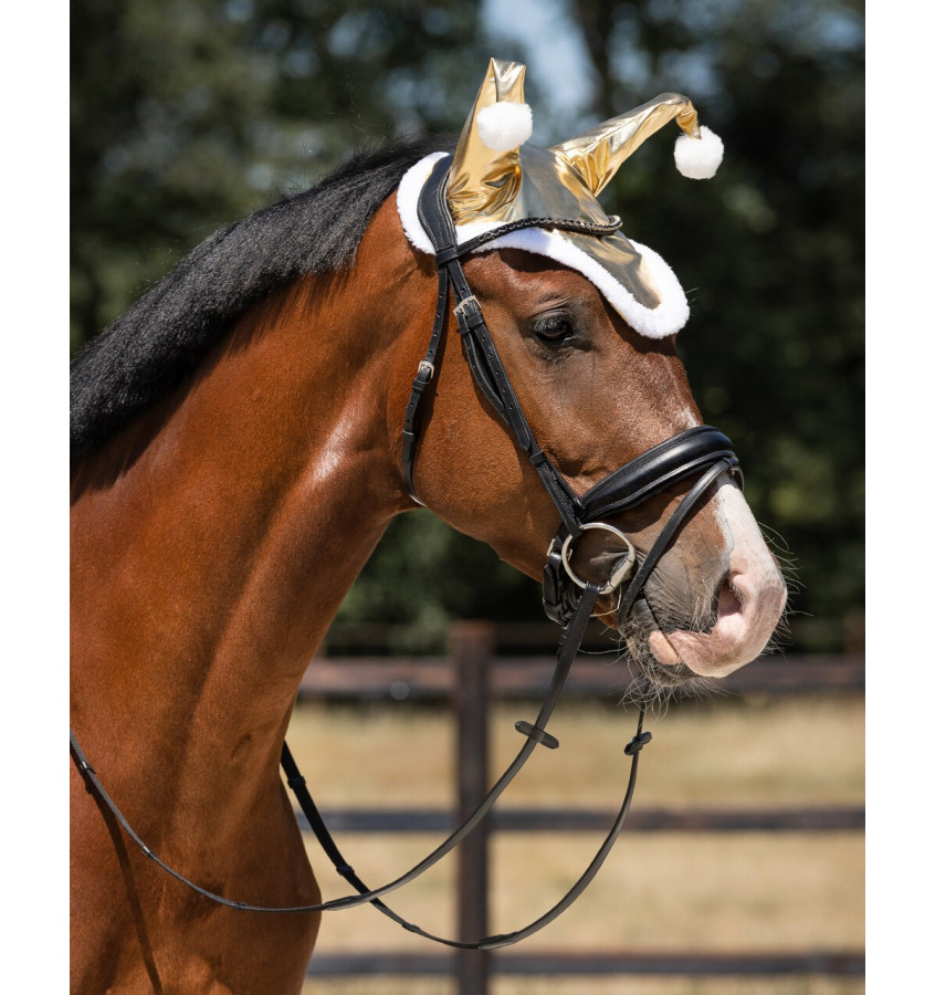 Nauszniki świąteczne złoty full