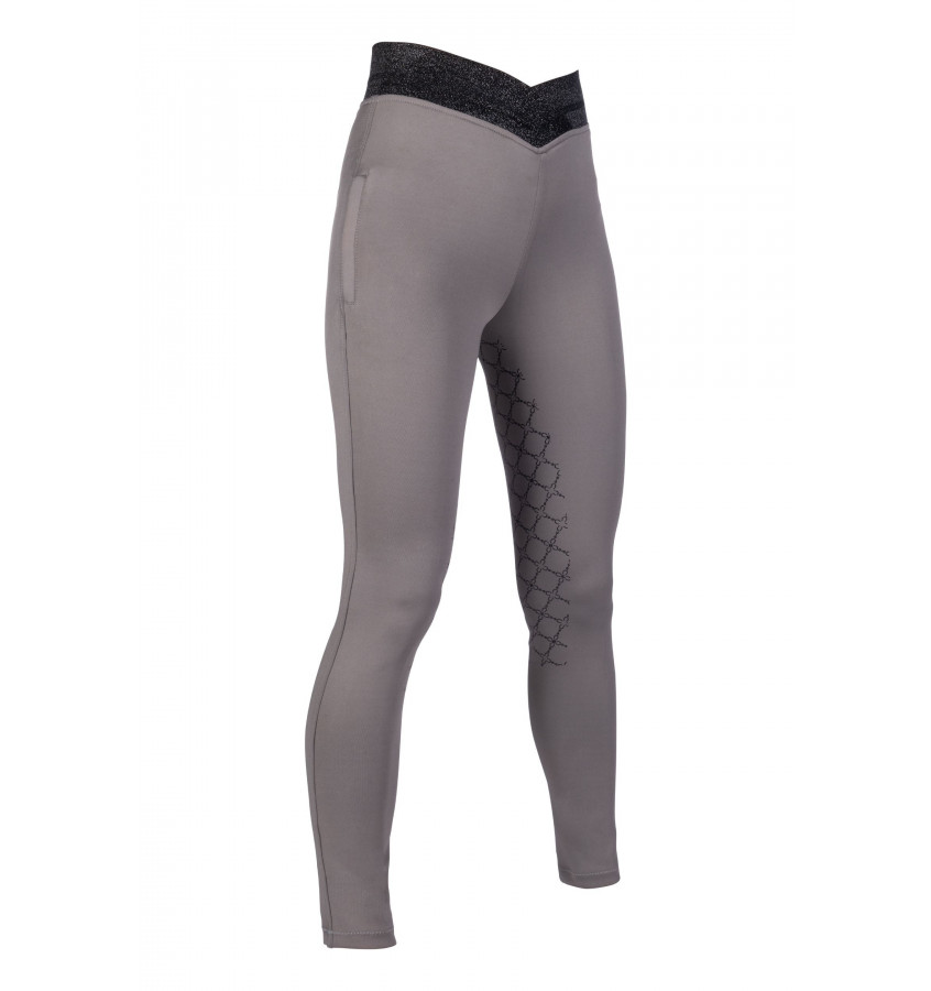 Legginsy jeździeckie Ruby szare 134/140