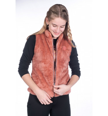 Kamizelka polarowa jeździecka Ruby czarny 140