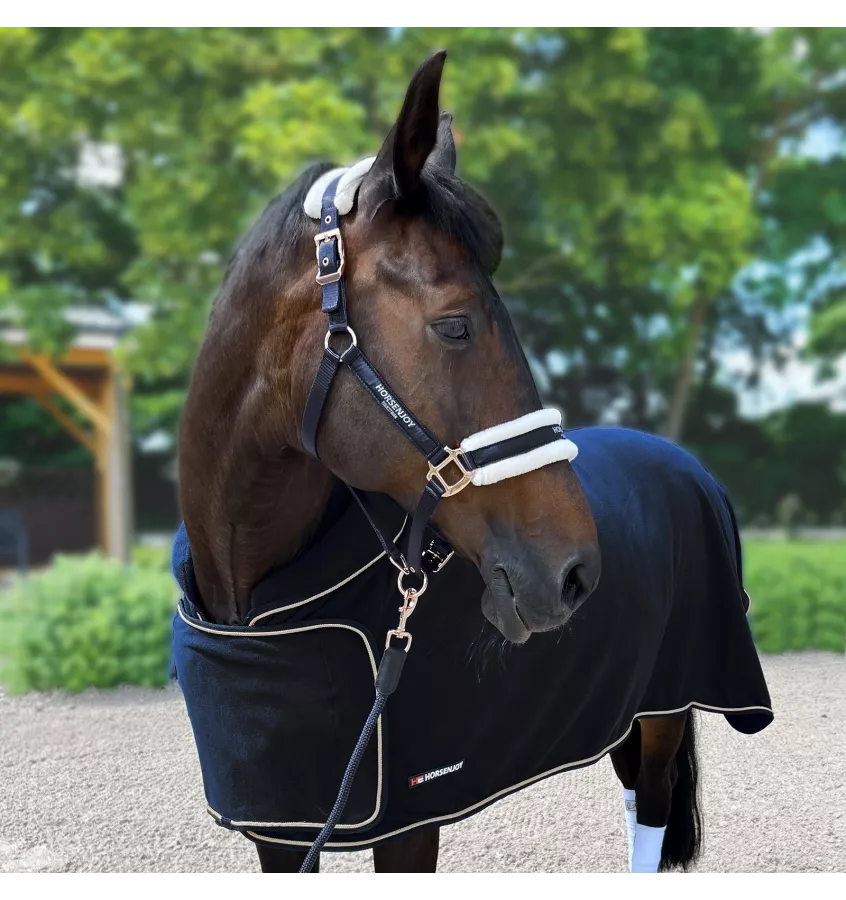 Derka polarowa Horsenjoy Show czarny 125