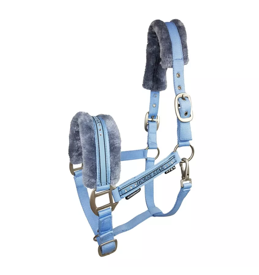 Kantar z futerkiem Horse Star czarny cob