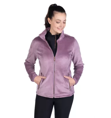 Bluza polarowa jeździecka Leana c.lila L