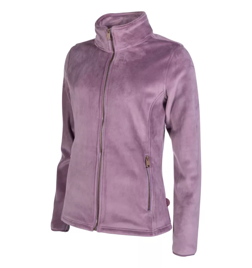 Bluza polarowa jeździecka Leana c.lila L