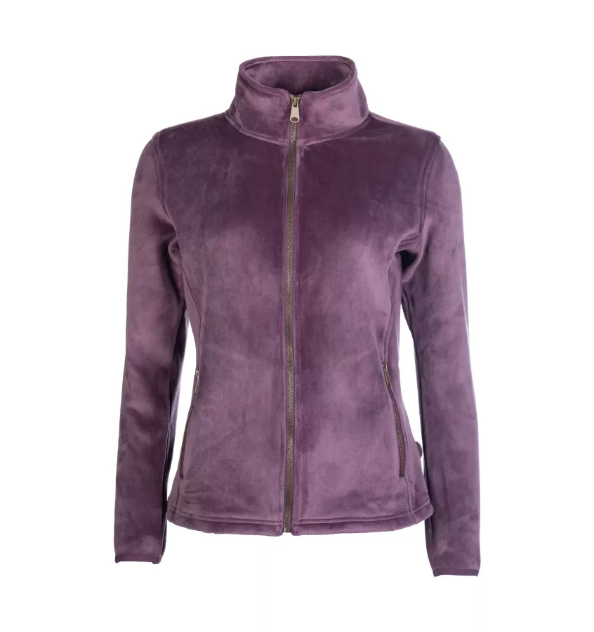 Bluza polarowa jeździecka Leana c.lila L