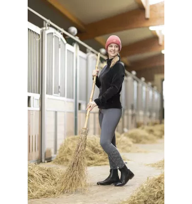 Bluza polarowa jeździecka Leana c.lila L