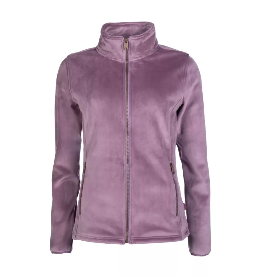 Bluza polarowa jeździecka Leana c.lila L