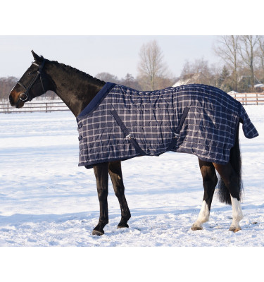 Derka stajenna dla konia 300g granat 105