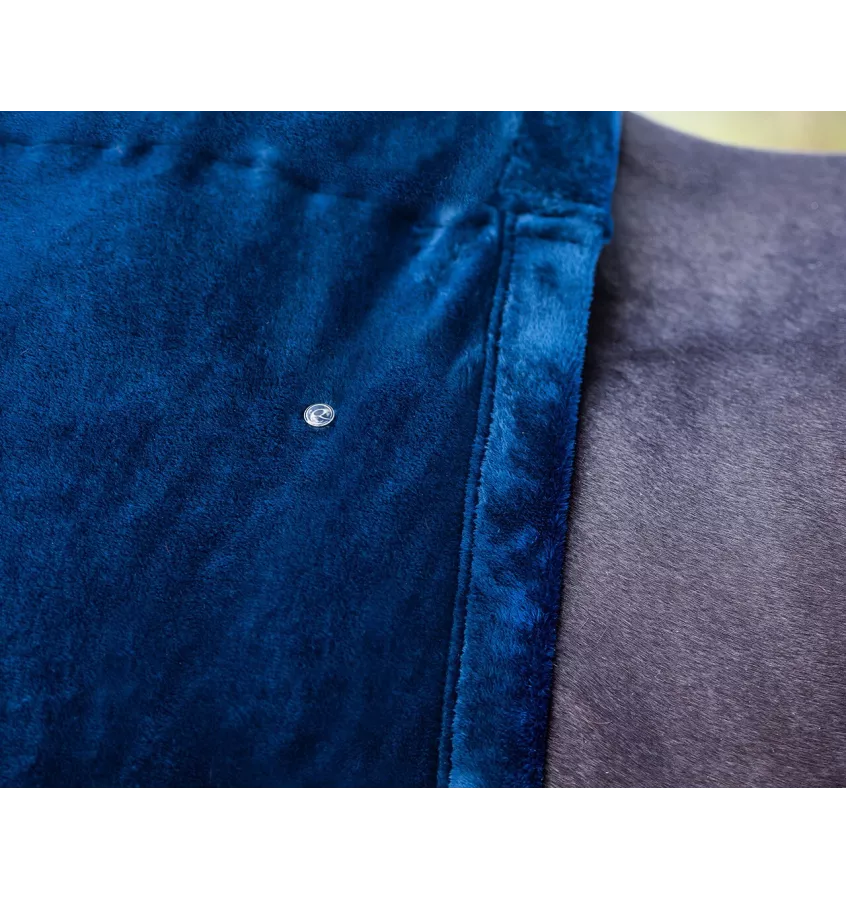 Polarowy kaptur dla konia granat L