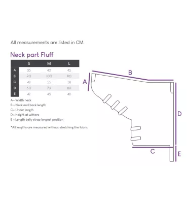 Polarowy kaptur dla konia granat L