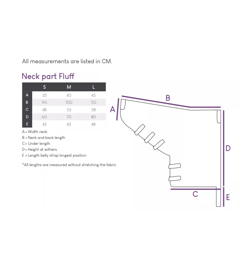 Polarowy kaptur dla konia granat L
