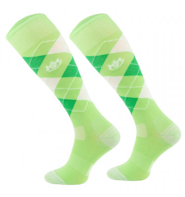 Podkolanówki soft w kratę 01 35-38