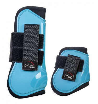 Ochraniacze HKM blękitne cob/full