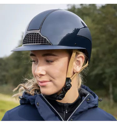 Kask jeździecki Miami granat 51-55