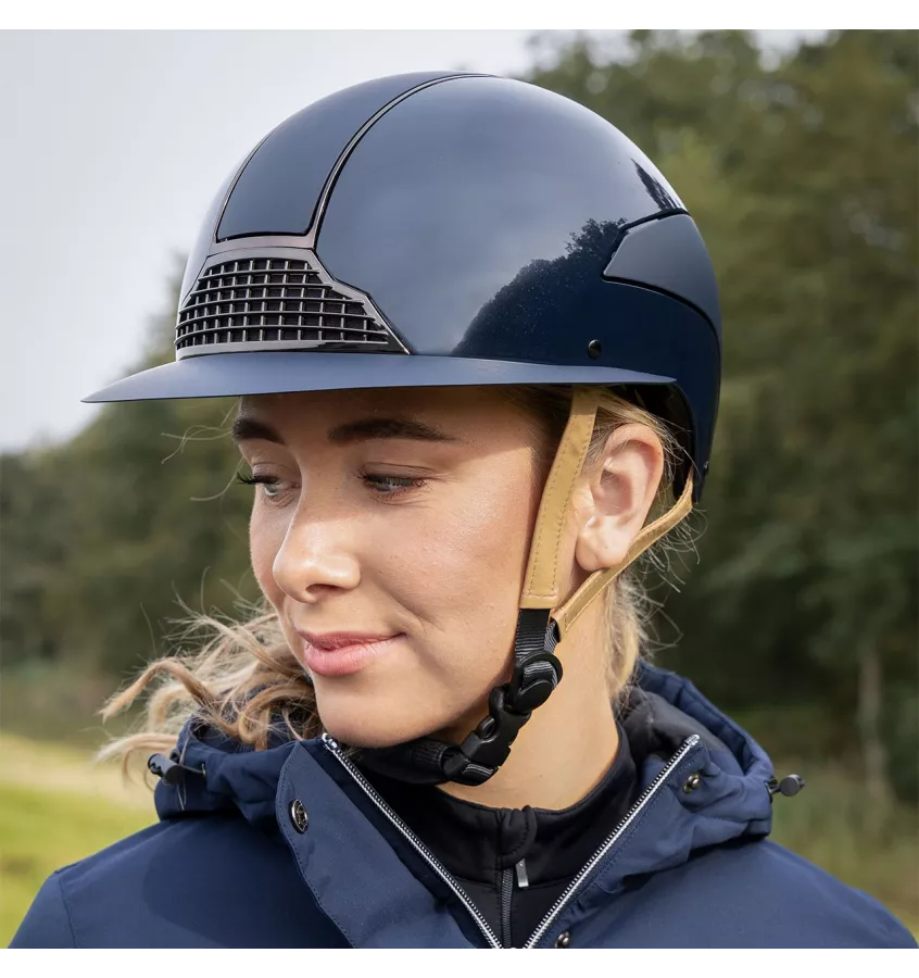 Kask jeździecki Miami granat 51-55