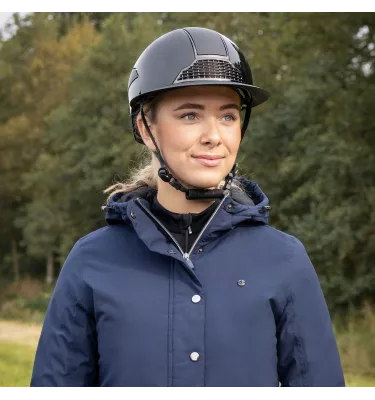 Kask jeździecki Miami granat 51-55