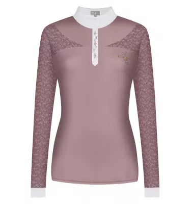 Koszula konkursowa Alexis z długim rękawem róż 36