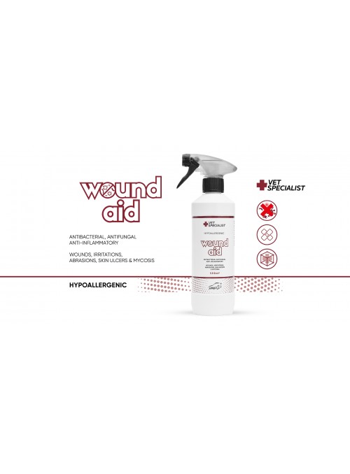 Wound Aid spray na rany przeciwgrzybiczny 500ml