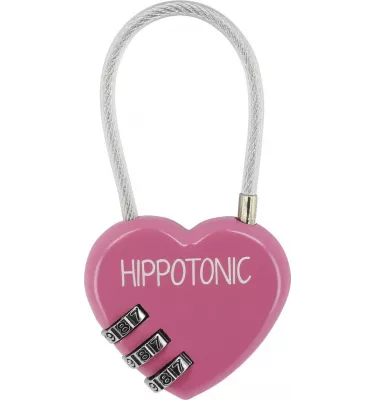 Kłódka w kształcie serca Hippotonic fuksja