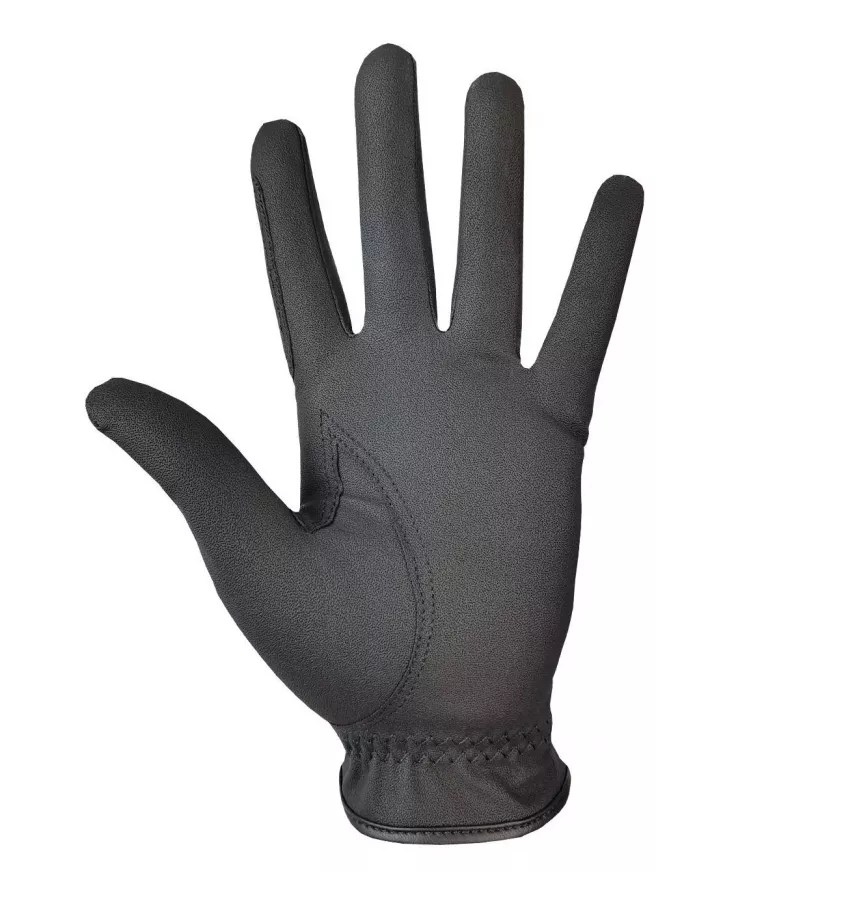 Rękawiczki jeździeckie Monti czarne L