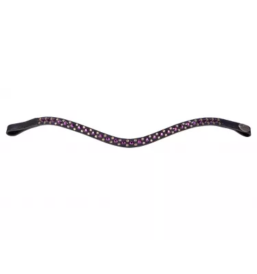 Naczółek dla konia Menton pomarańcz cob