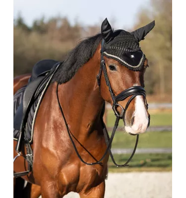 Naczółek dla konia Menton pomarańcz cob