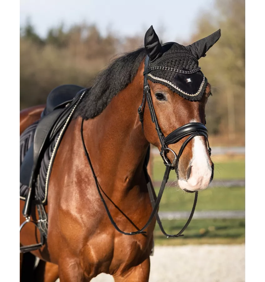 Naczółek dla konia Menton pomarańcz cob
