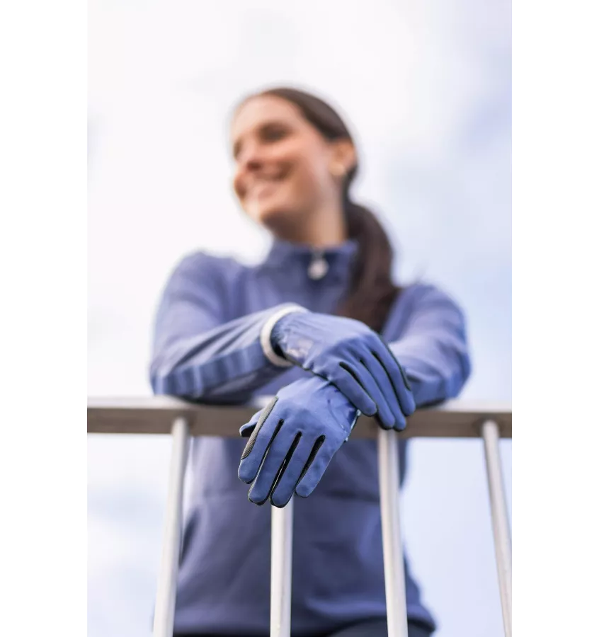 Rękawiczki jeździeckie letnie Nichelle nieb 6