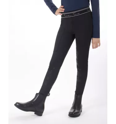 Legginsy jeździeckie Eden Junior granat 140