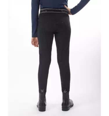 Legginsy jeździeckie Eden Junior granat 140