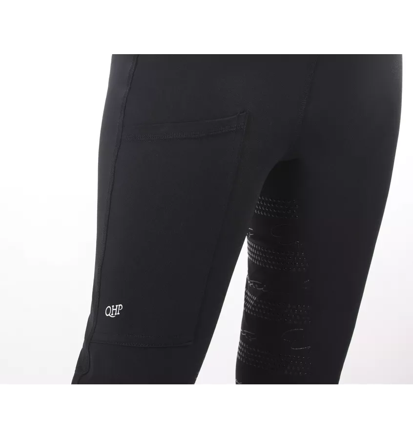 Legginsy jeździeckie Eden Junior granat 140