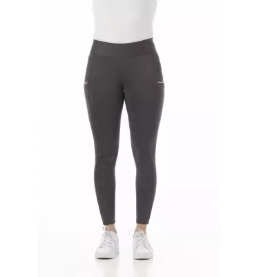 Legginsy jeździeckie dziecięce Agadir czarne 10 la