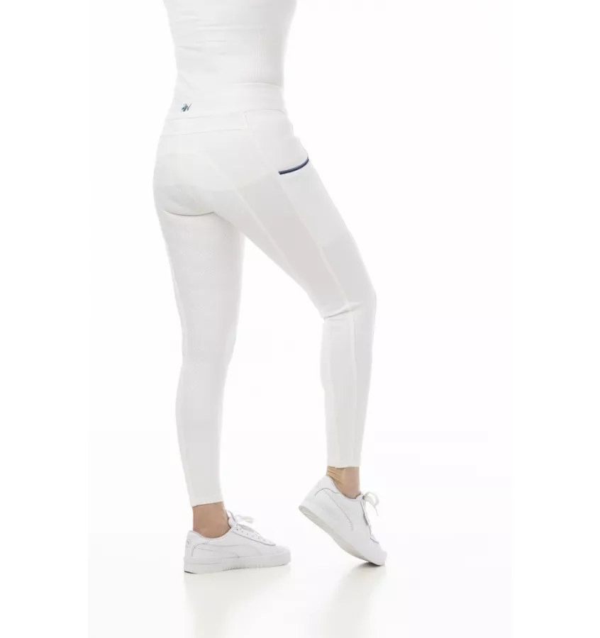 Legginsy jeździeckie dziecięce Agadir czarne 10 la