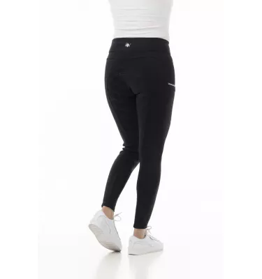 Legginsy jeździeckie dziecięce Agadir czarne 10 la