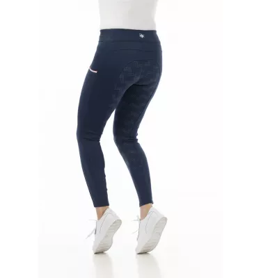 Legginsy jeździeckie dziecięce Agadir czarne 10 la