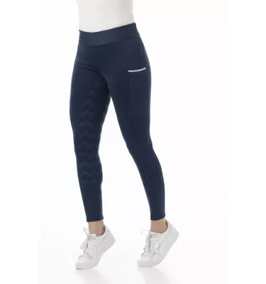 Legginsy jeździeckie dziecięce Agadir czarne 10 la