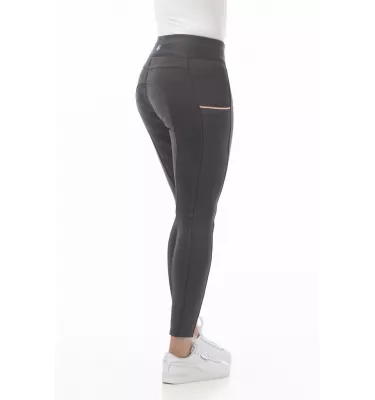 Legginsy jeździeckie dziecięce Agadir czarne 10 la