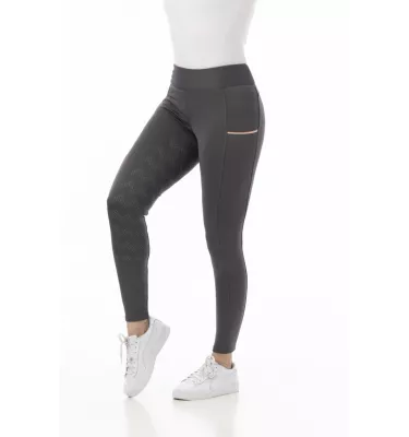 Legginsy jeździeckie dziecięce Agadir czarne 10 la