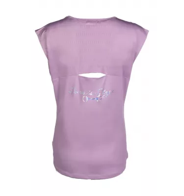 T-shirt jeździecki Harbour Island lila L