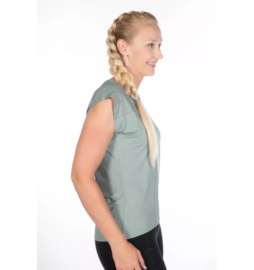 T-shirt jeździecki Harbour Island lila L