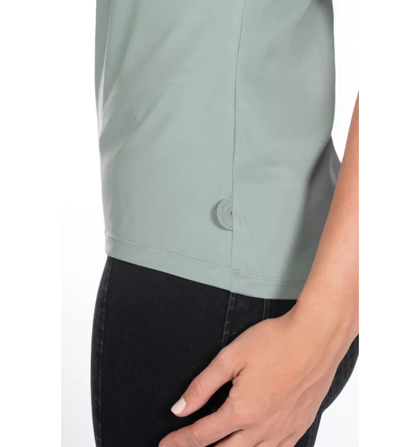 T-shirt jeździecki Harbour Island lila L