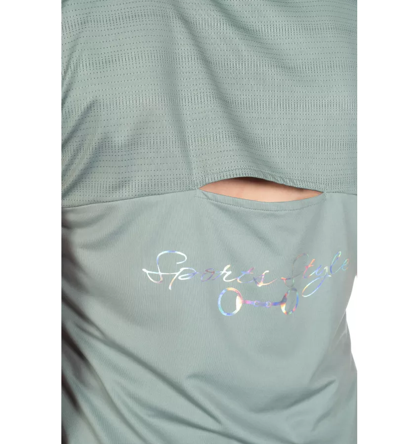 T-shirt jeździecki Harbour Island lila L